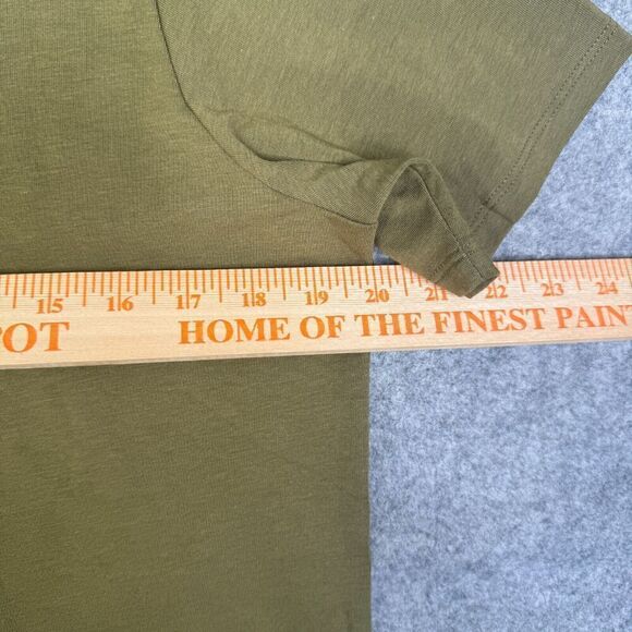 Universal Standard V-Rex Petite short sleeve t-shirt XS cotton modal Green - Picture 2 of 7